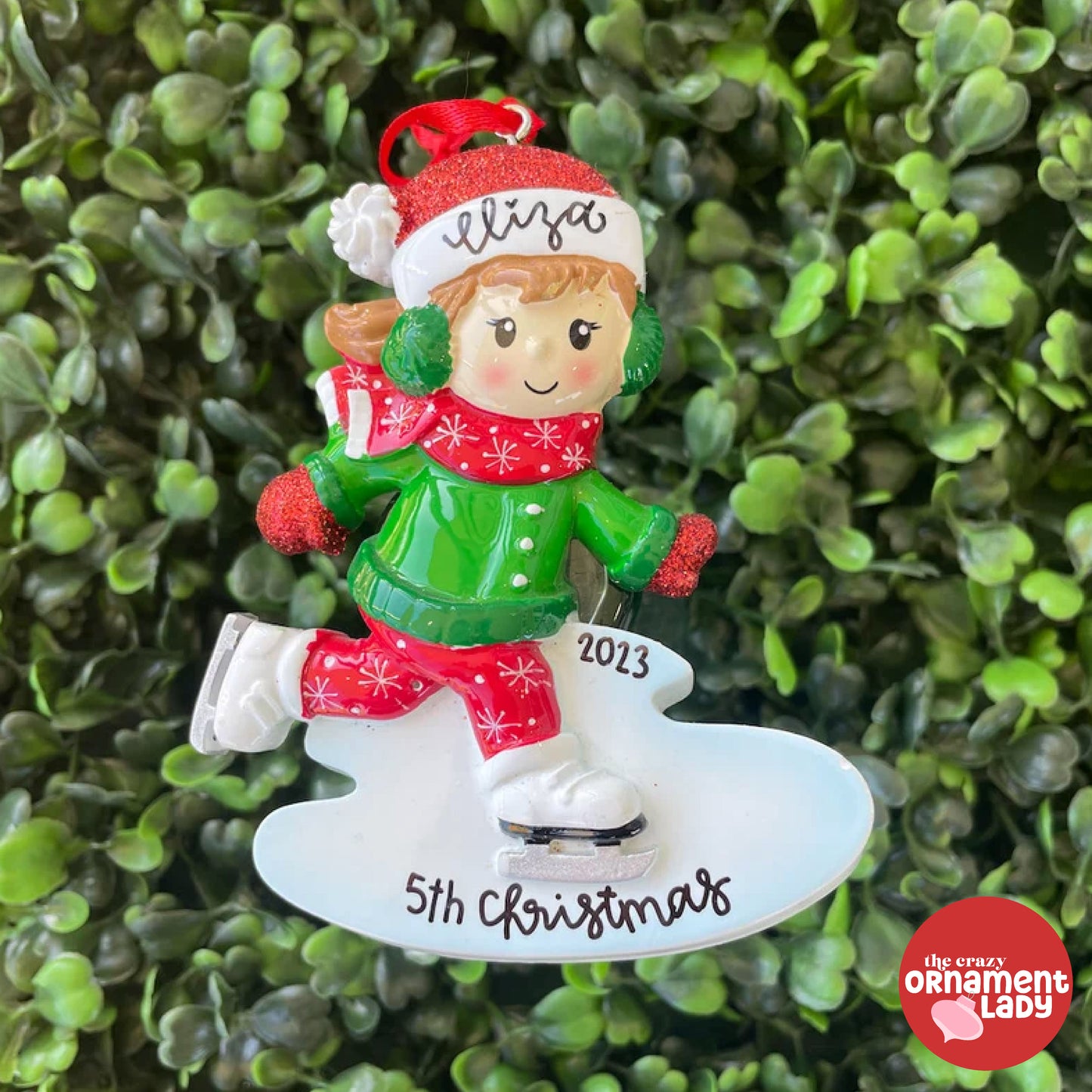 Ice Skater Girl Ornament