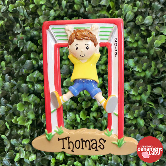 Jungle Gym Boy Ornament