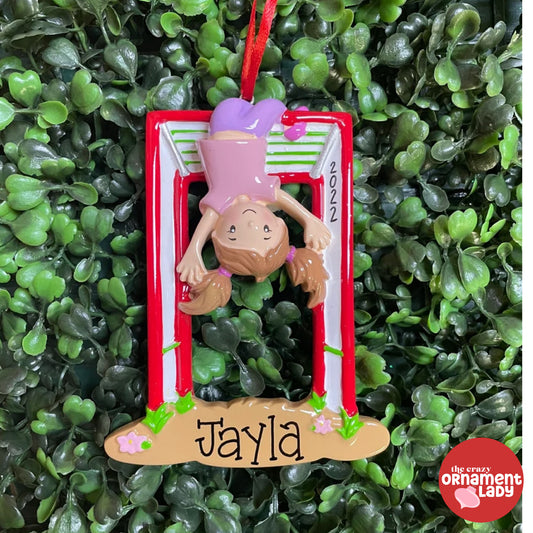 Jungle Gym Girl Ornament