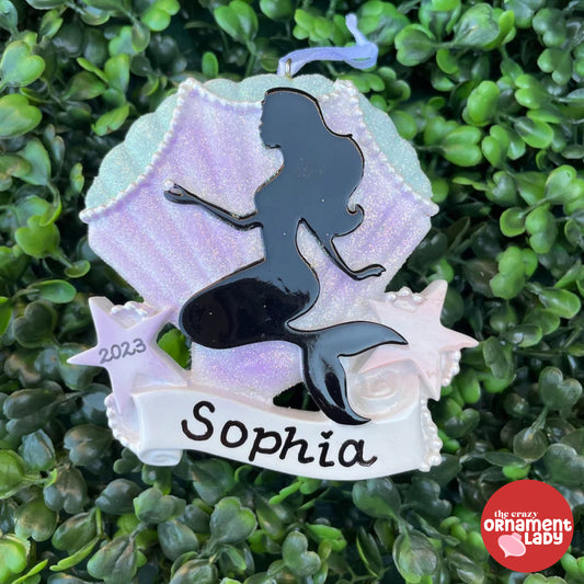 Mermaid Silhouette Ornament