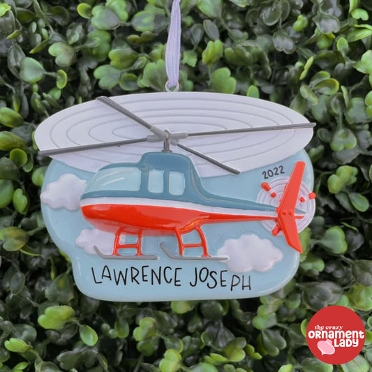 Helicopter Ornament