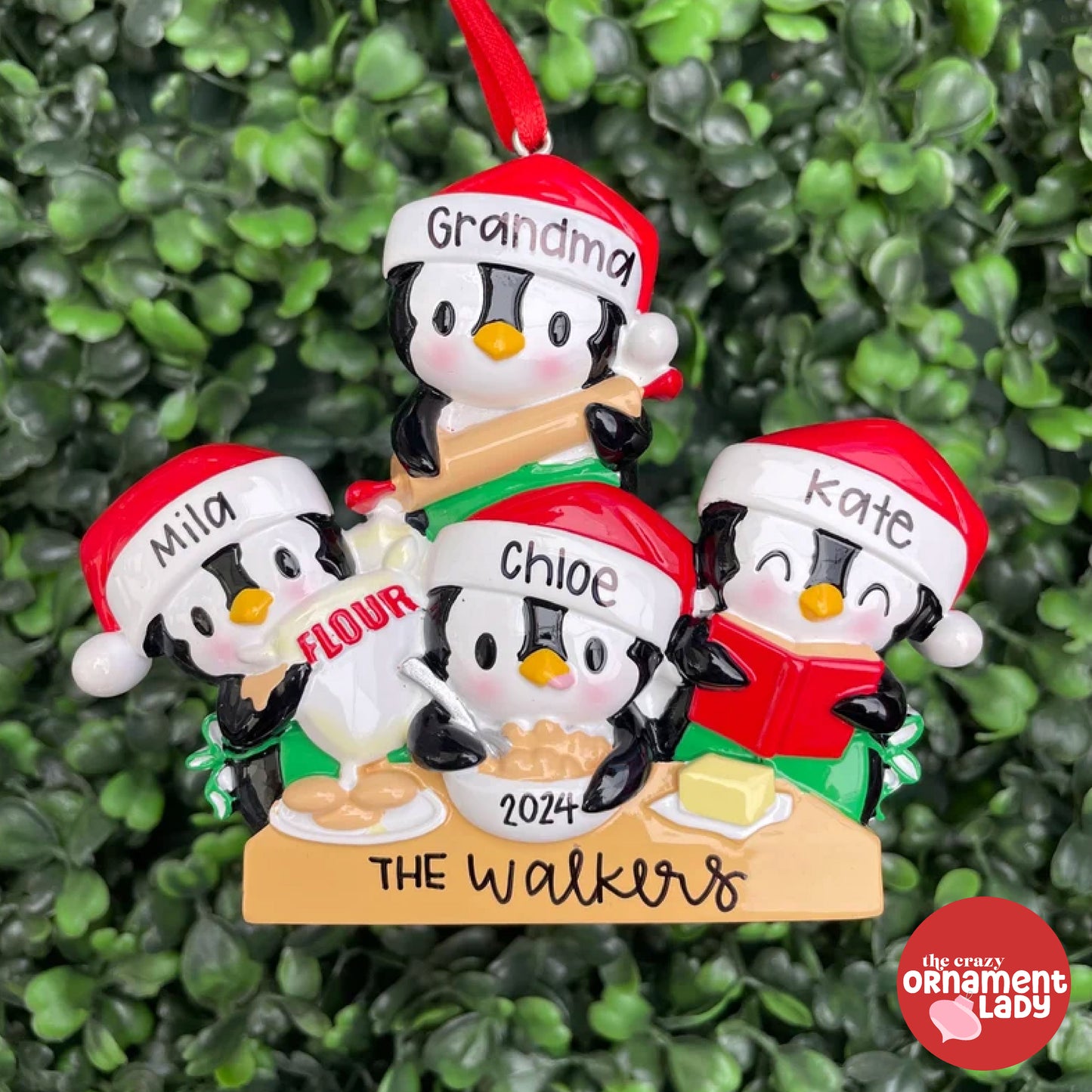 Penguin Baking - Family of Four