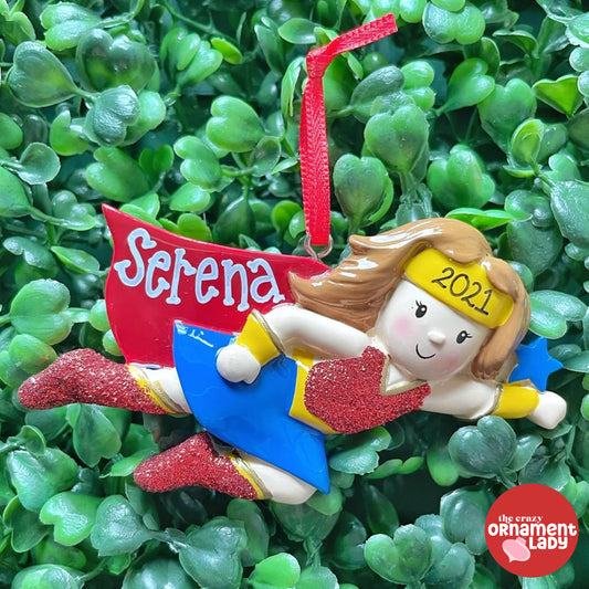 Superhero Girl Ornament