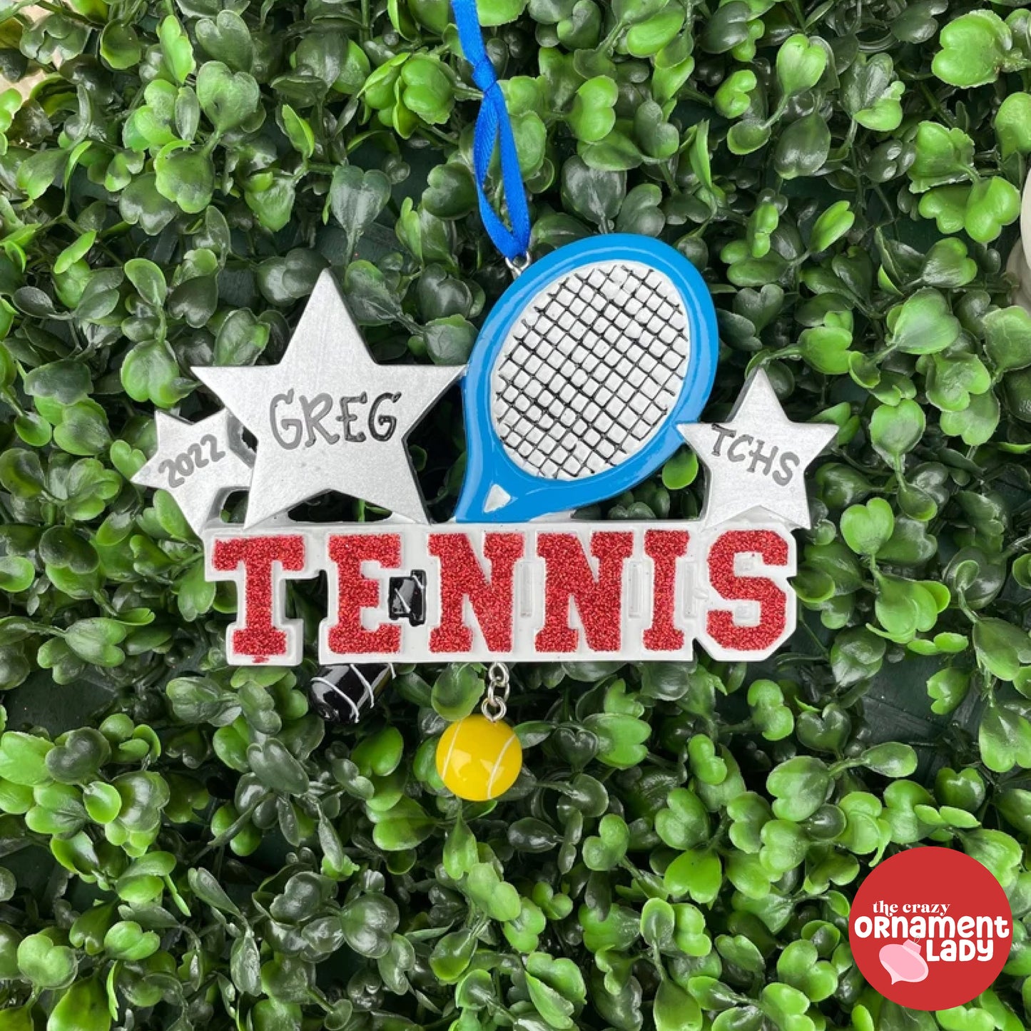 Tennis Star Ornament
