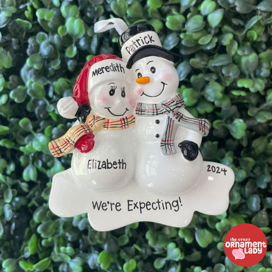 We're Expecting Couple Ornament