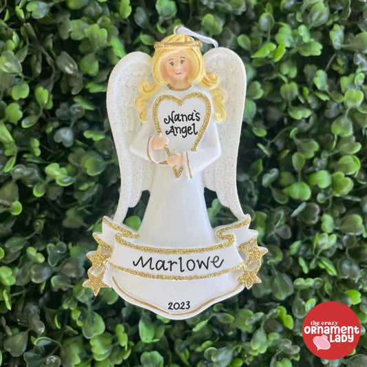 White Angel Ornament
