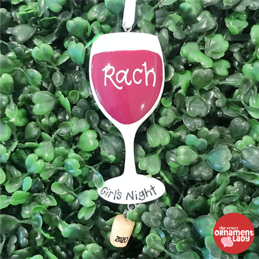 Wine Glass Ornament