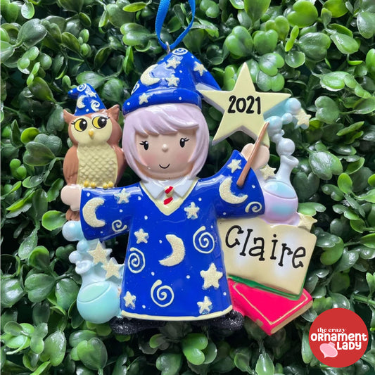 Wizard Girl Ornament