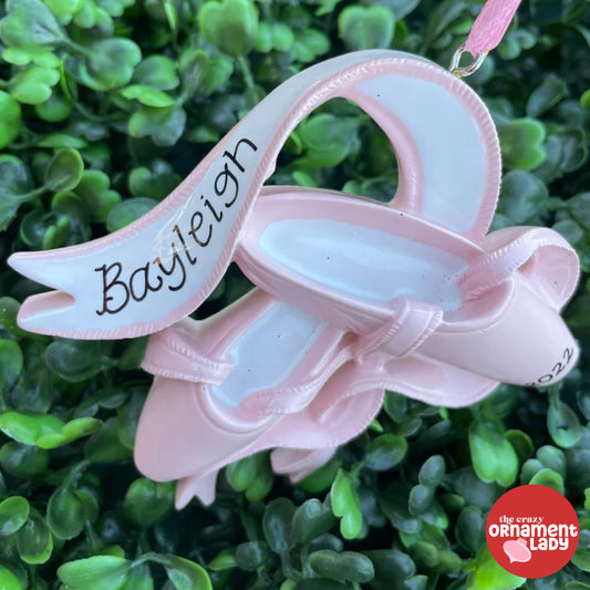 Ballet Pointe Shoes Ornament
