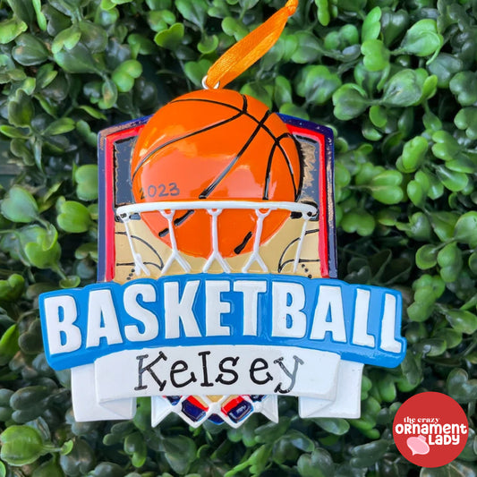 Basketball Shield Ornament