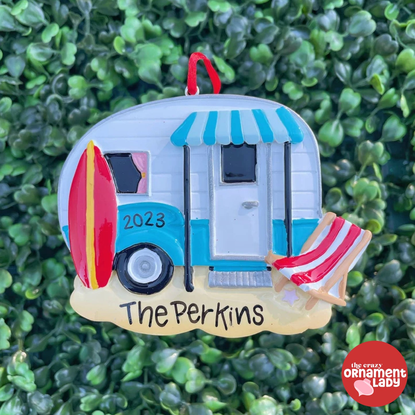 Beach Camper Ornament