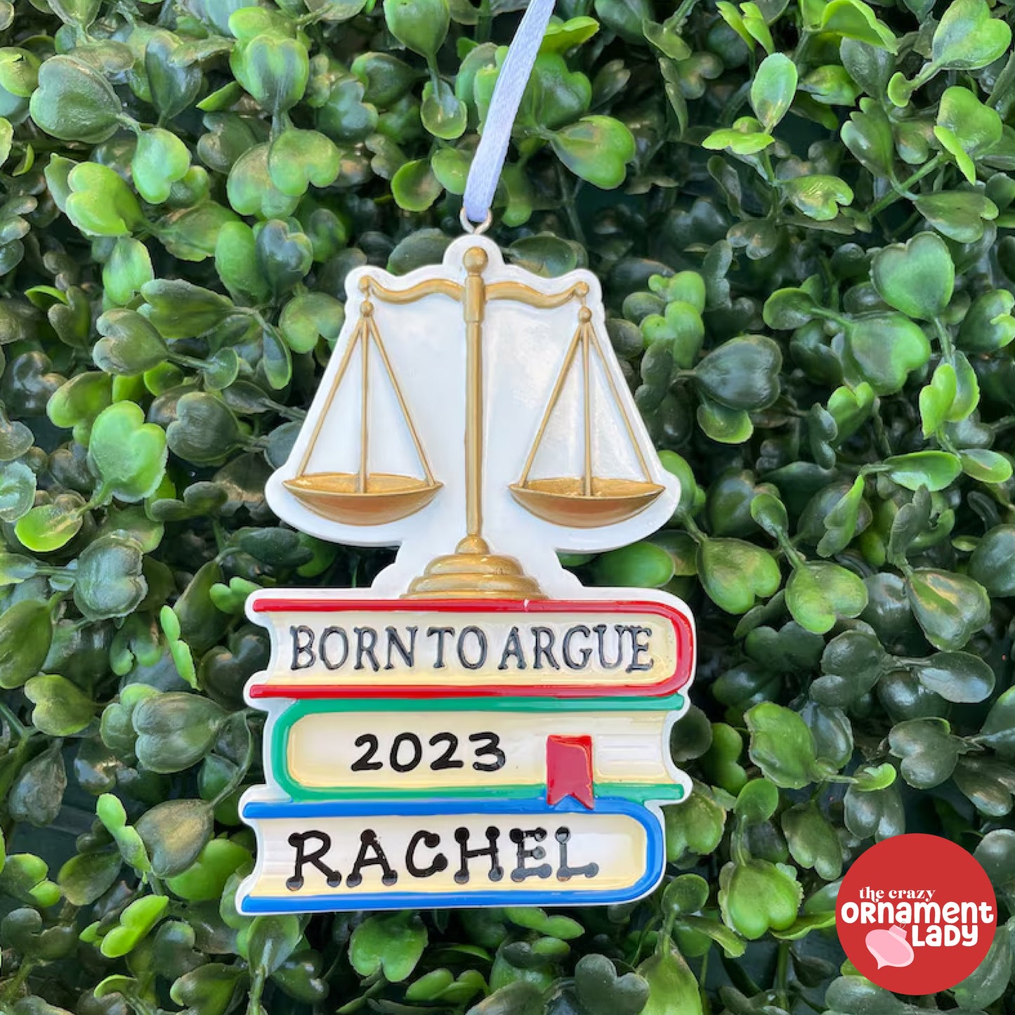 Born to Argue Attorney Ornament