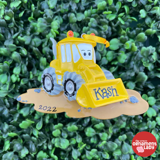 Bulldozer Ornament