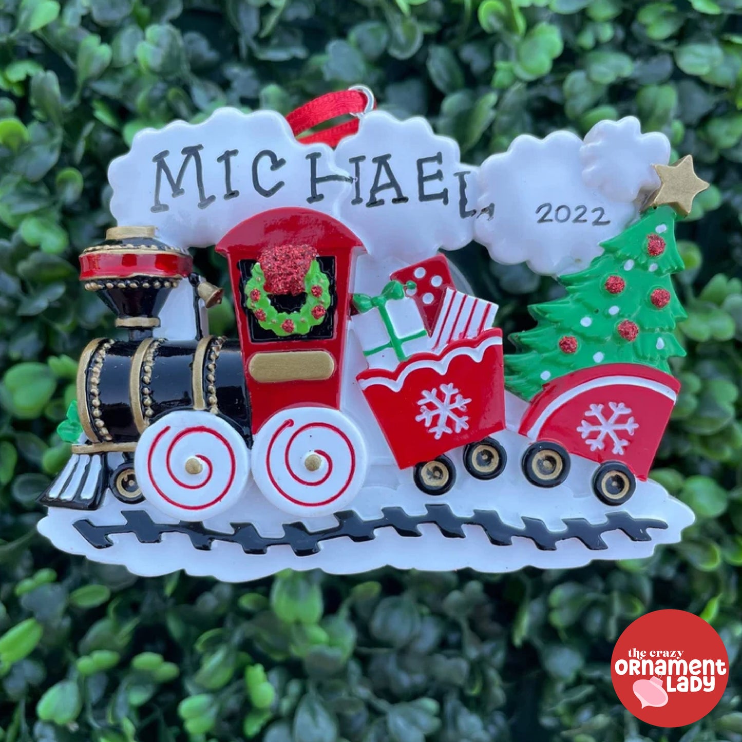 Christmas Train Ornament