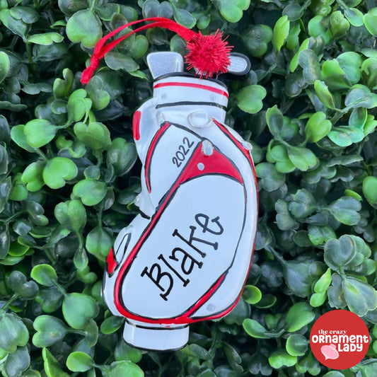 Golf Bag and Clubs Ornament