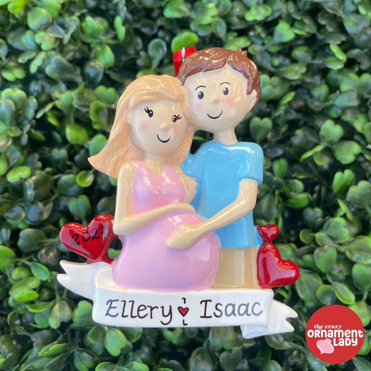 Expecting Couple Ornament