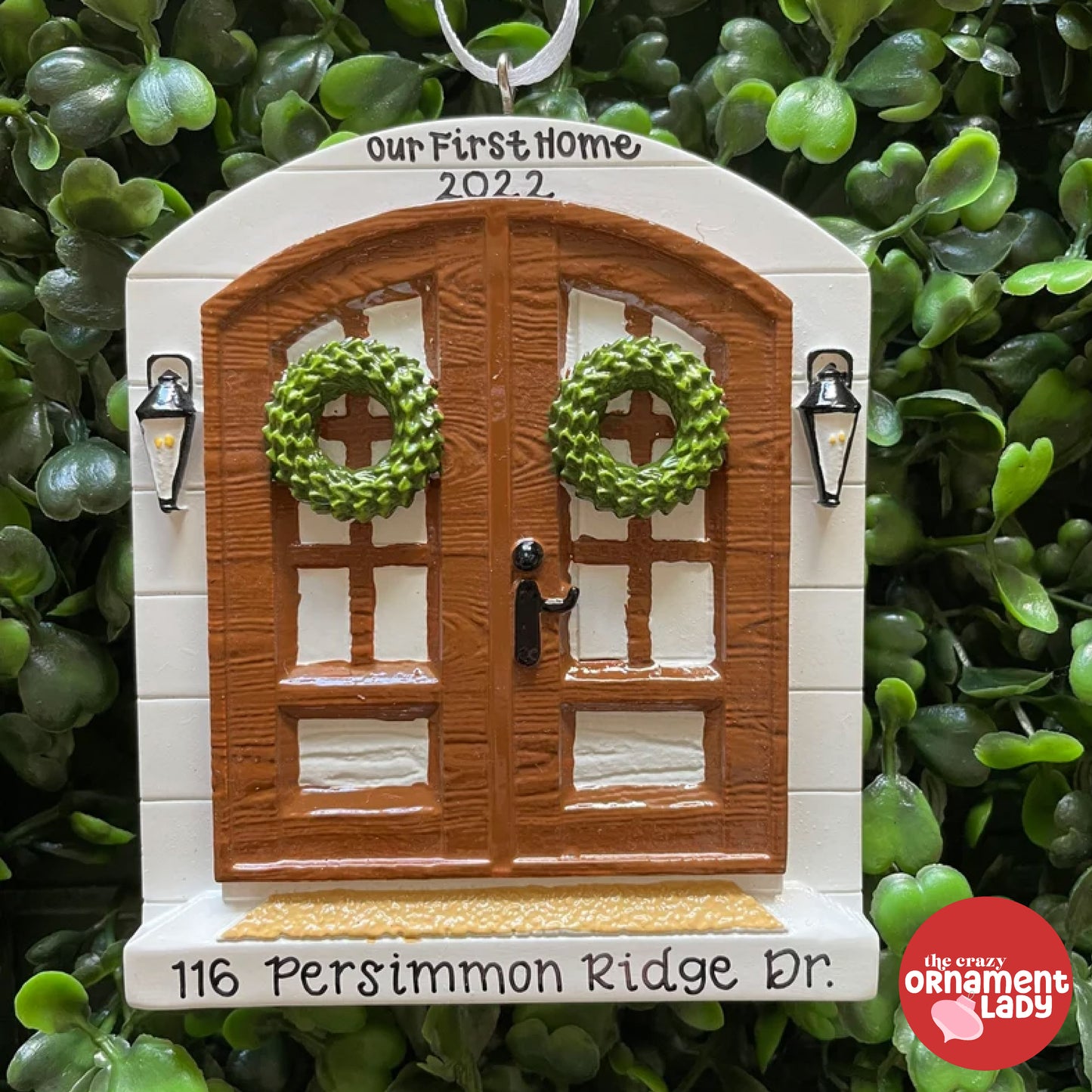 Farmhouse Double Door Ornament