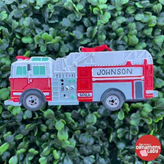 Firetruck Ornament