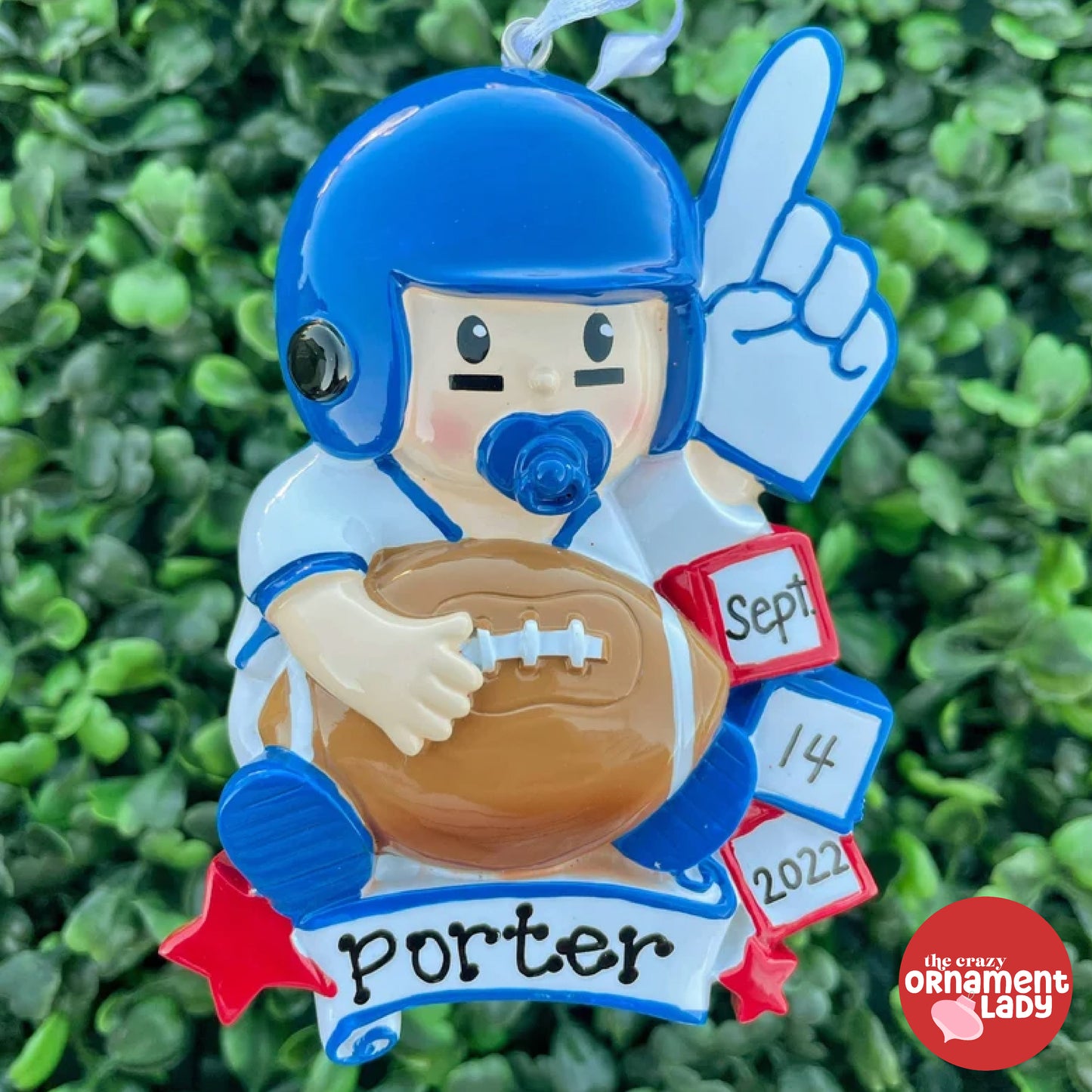Future Football Star Ornament