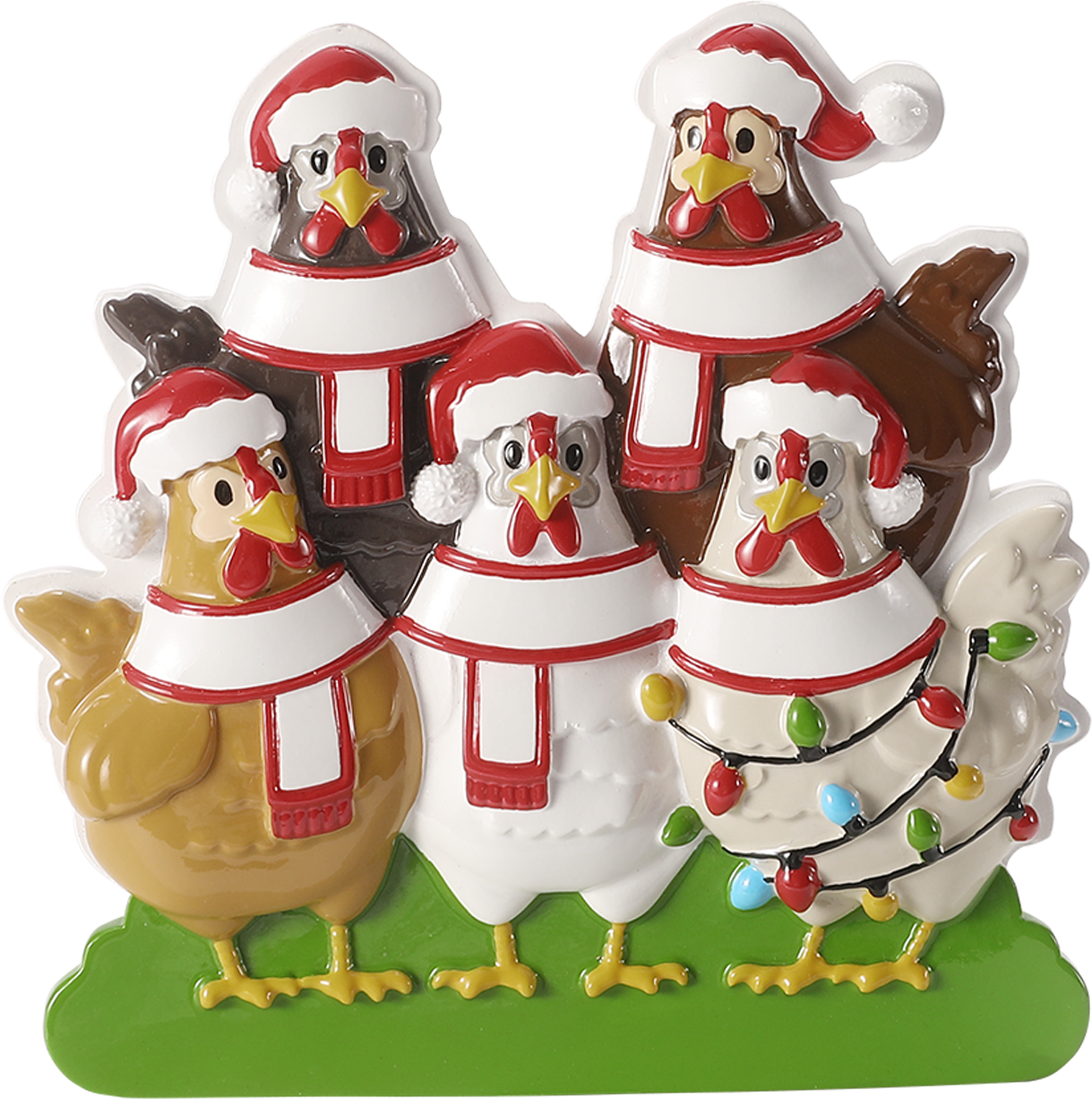 Chicken Ornament: Family of Five
