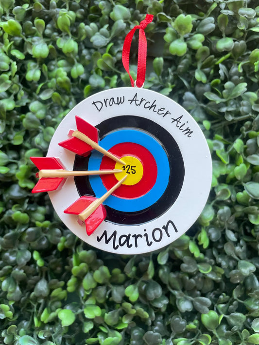 Archery Personalized Ornament