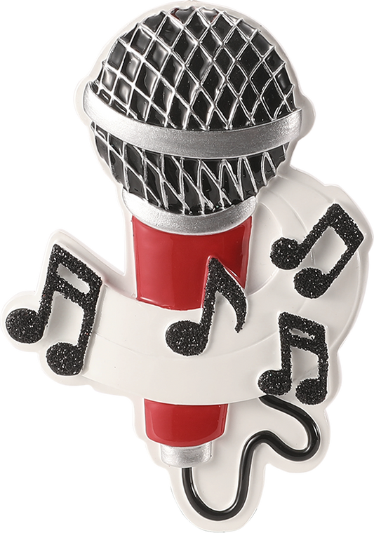 Microphone Personalized Ornament
