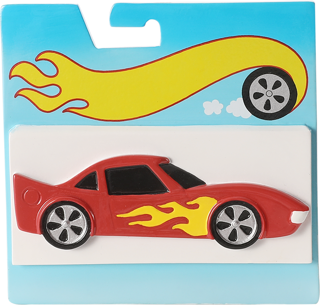 Race Car in Box Personalized Ornament