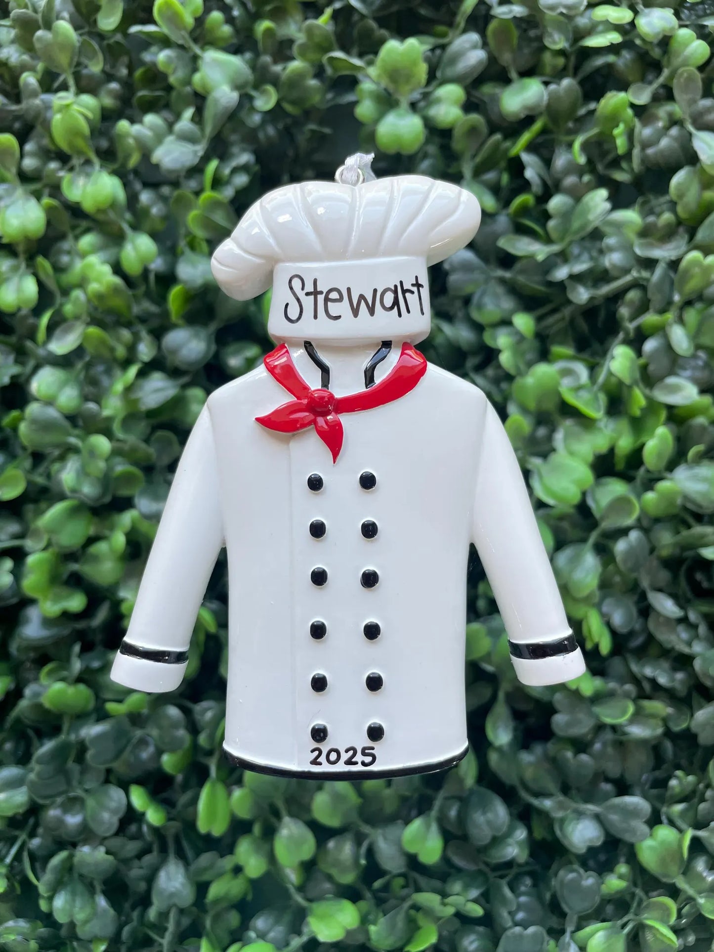 Chef's Uniform Personalized Ornament