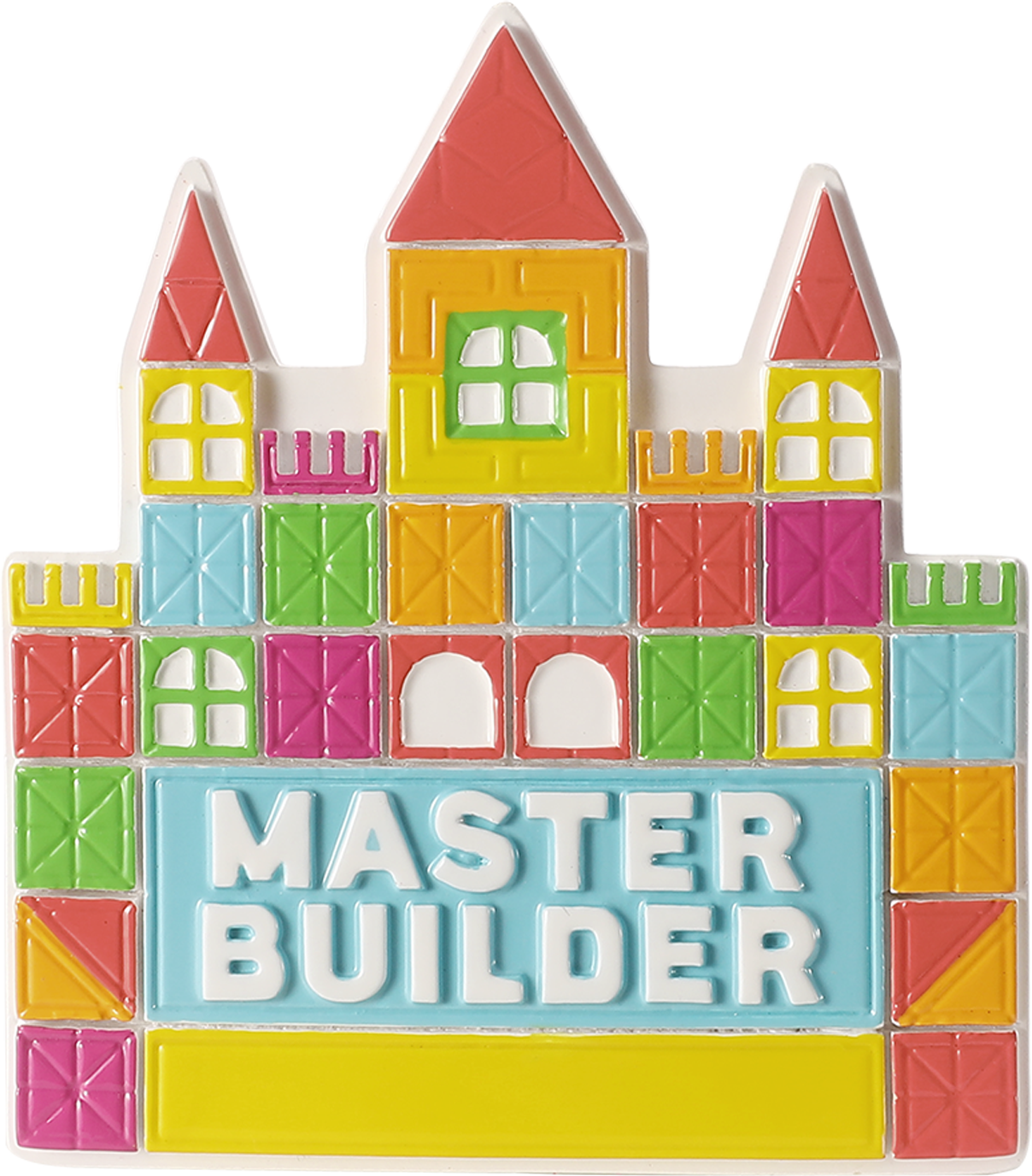 Master Builder Tile Castle Personalized Ornament