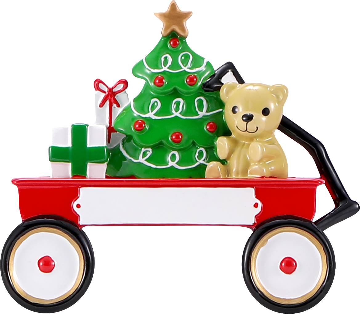 Red Wagon Ornament