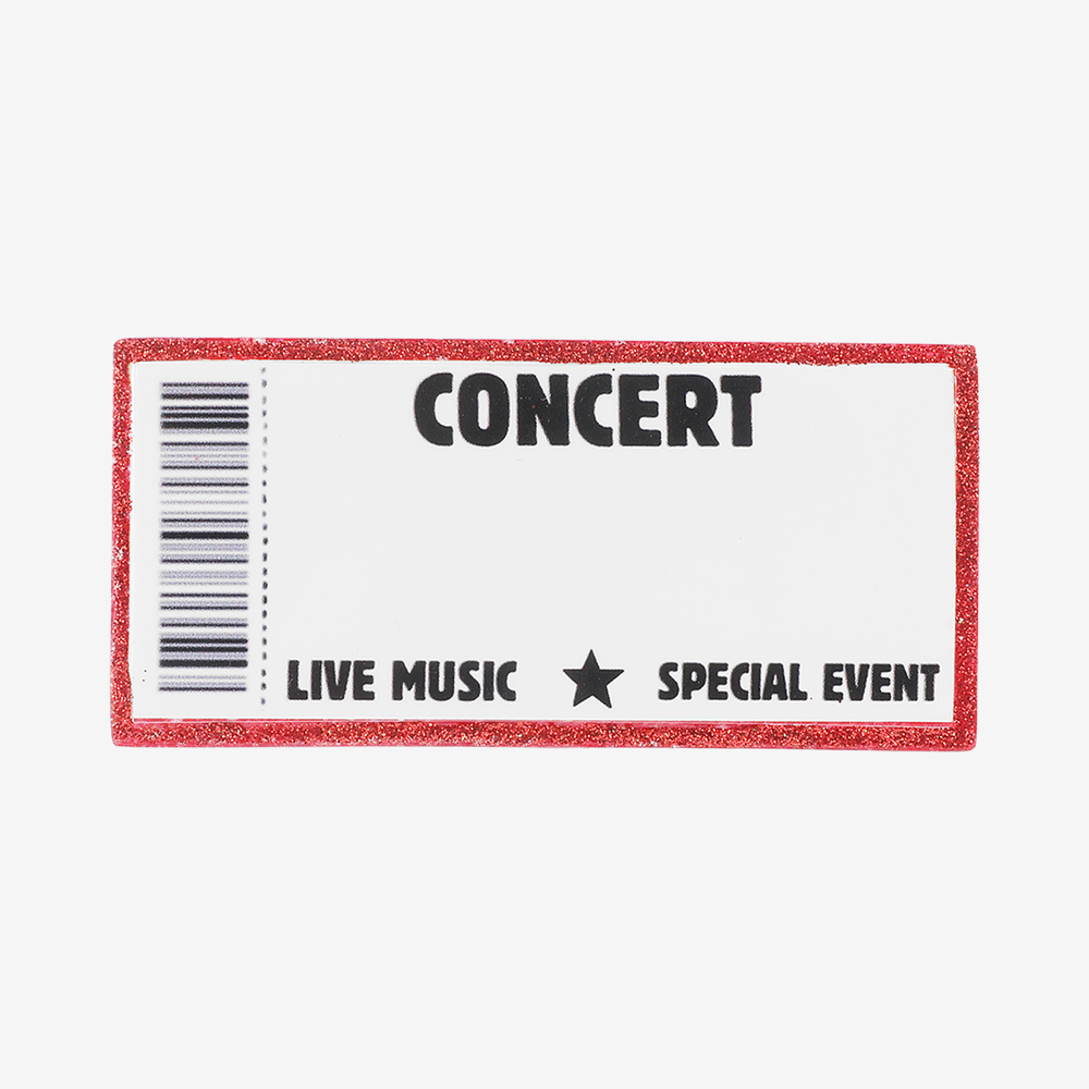 Concert Ticket Personalized Ornament