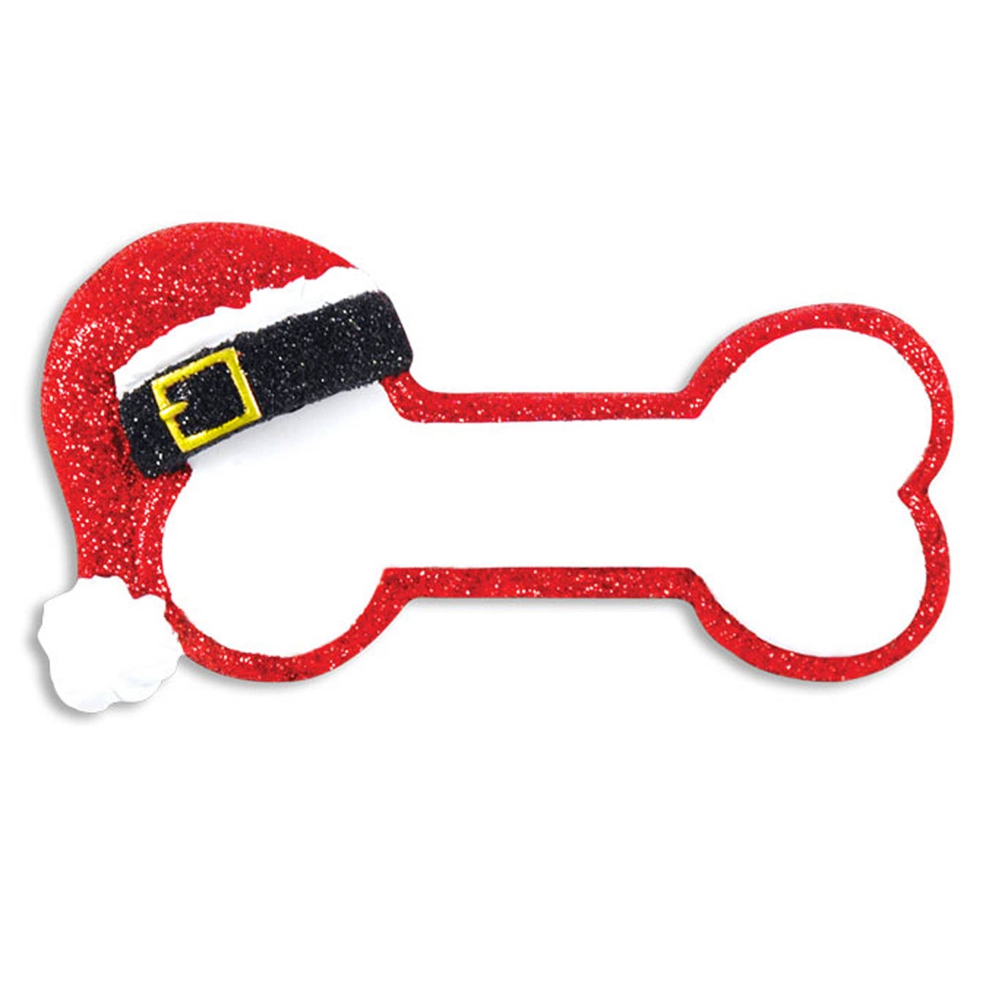 Red Dog Bone Ornament