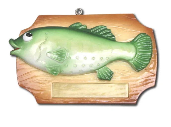 Bass Fish Ornament