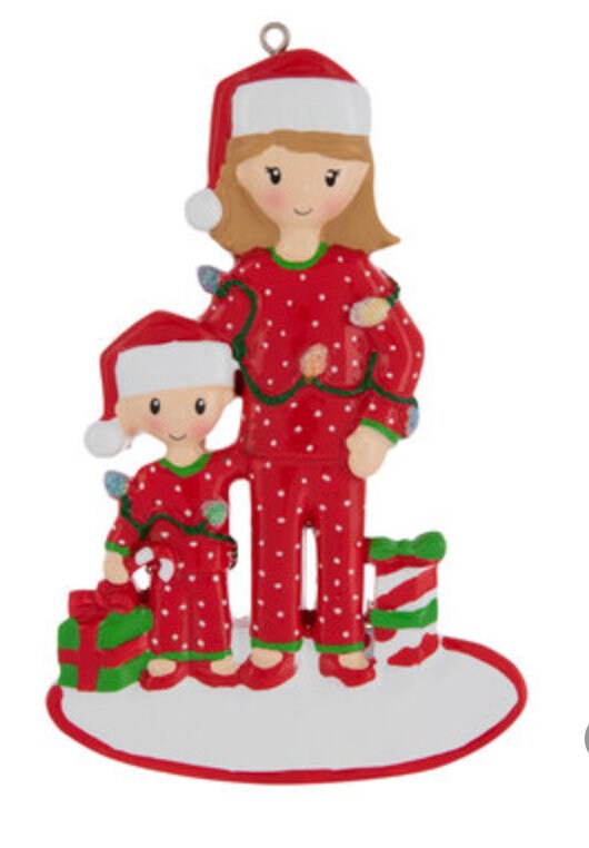 Mom and Child Ornament