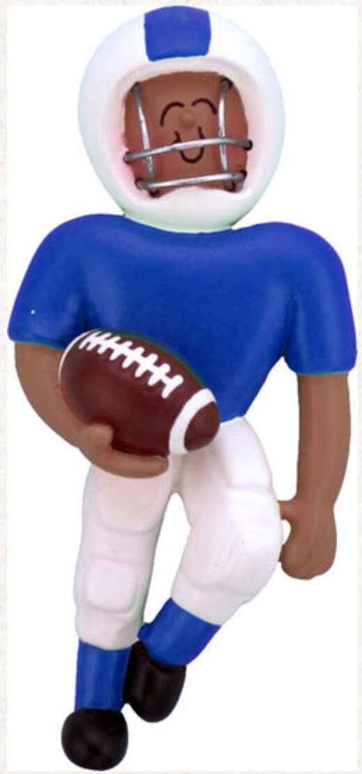 Playing Football African American Ornament