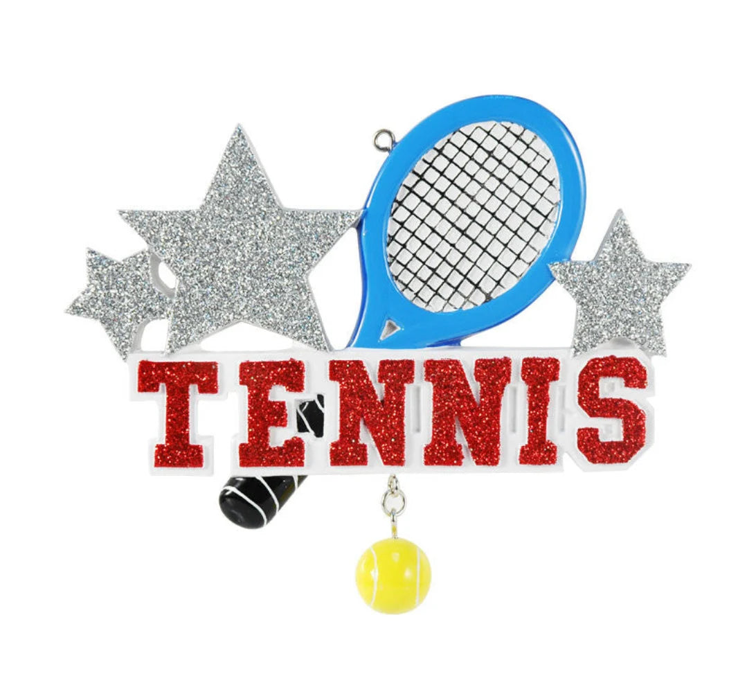 Tennis Star Ornament