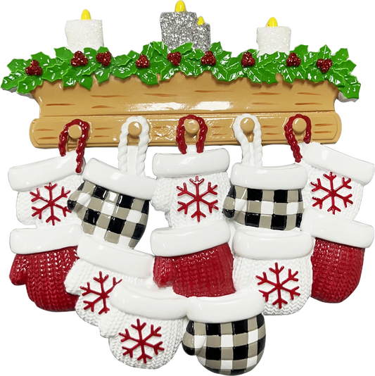 Mantle Mittens: Family of Twelve