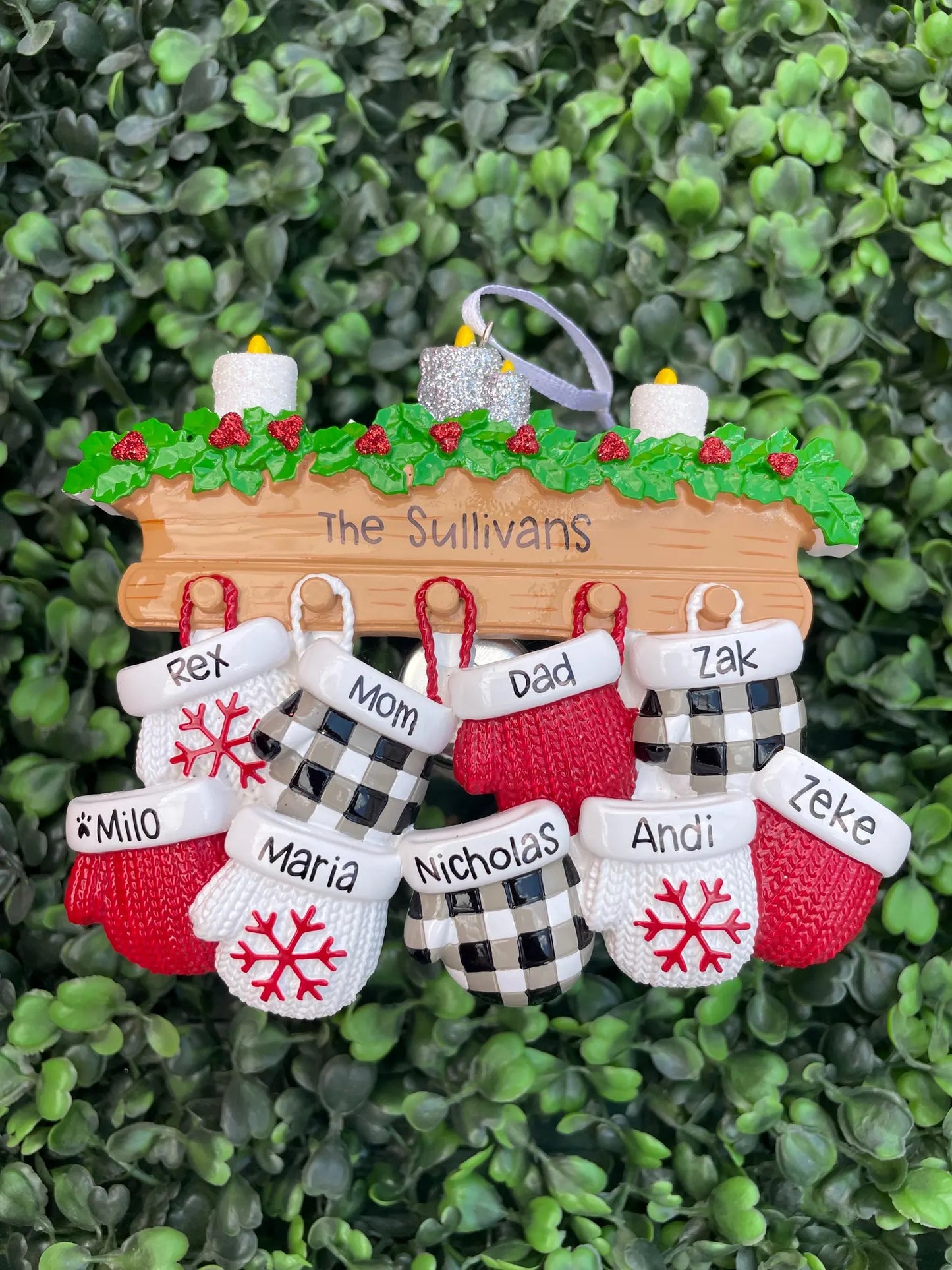 Mantle Mittens: Family of Nine