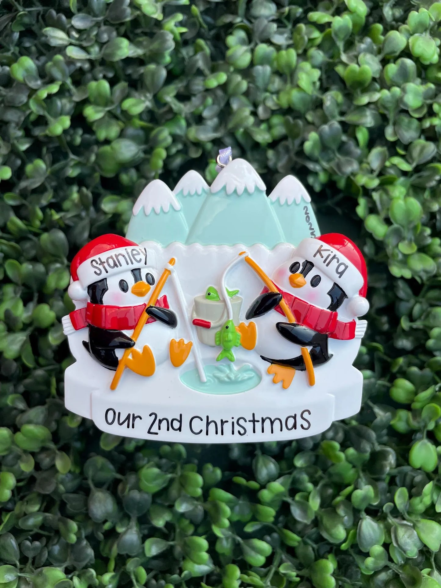 Penguin Ice Fishers: Family of Two