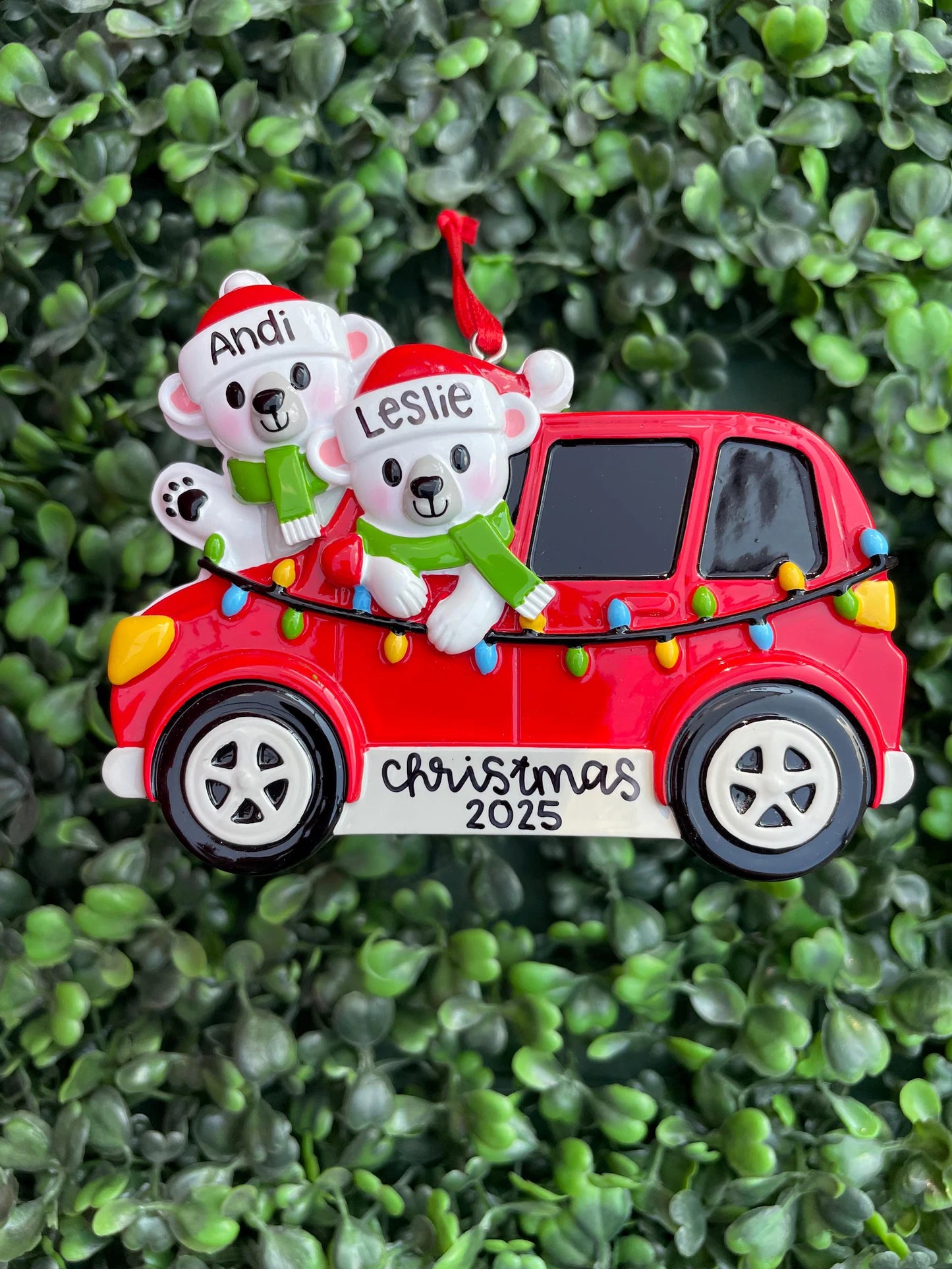 Polar Bears in Car: Family of Two