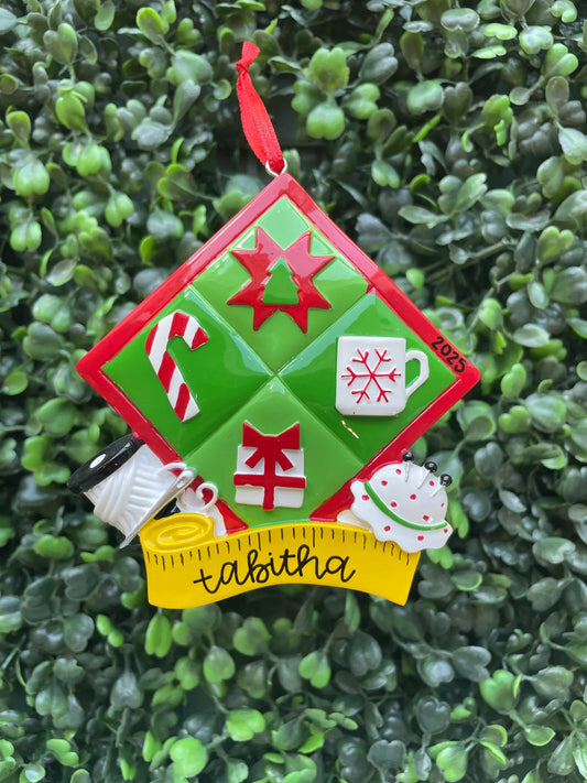 Quilting Personalized Ornament