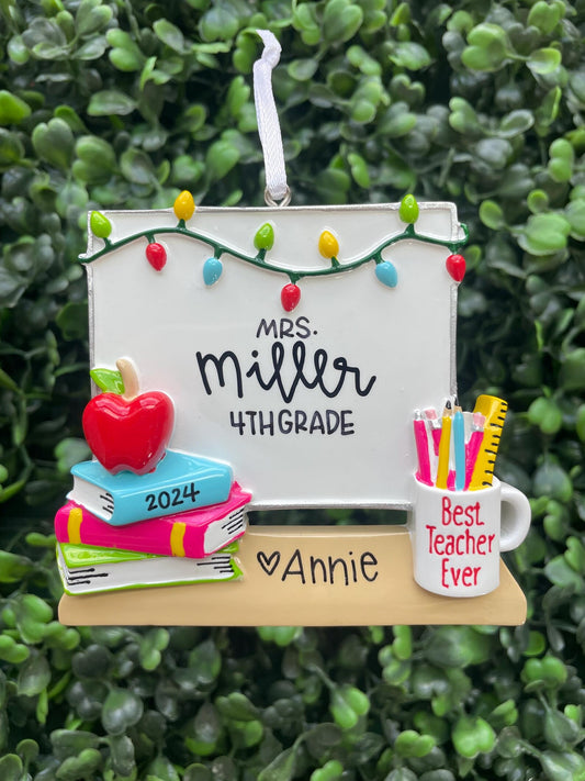Teacher Whiteboard Ornament